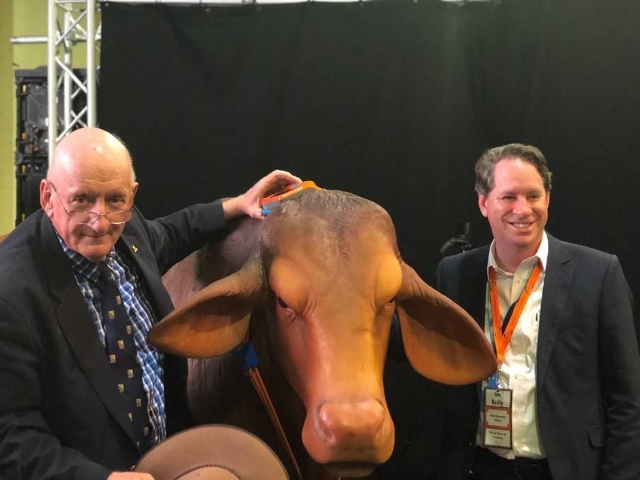  The Honourable Tim Fischer AC launched the eSheppard with Agersens CEO, Ian Reilly at Beef 2018.