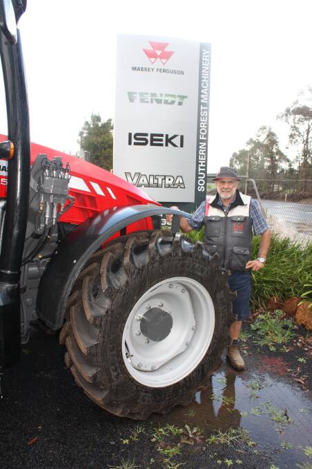 Southern Forest Machinery dealer principal John Della Gola, "living the dream" as a machinery dealer after a long career as one of WA's biggest domestic cattle producers.