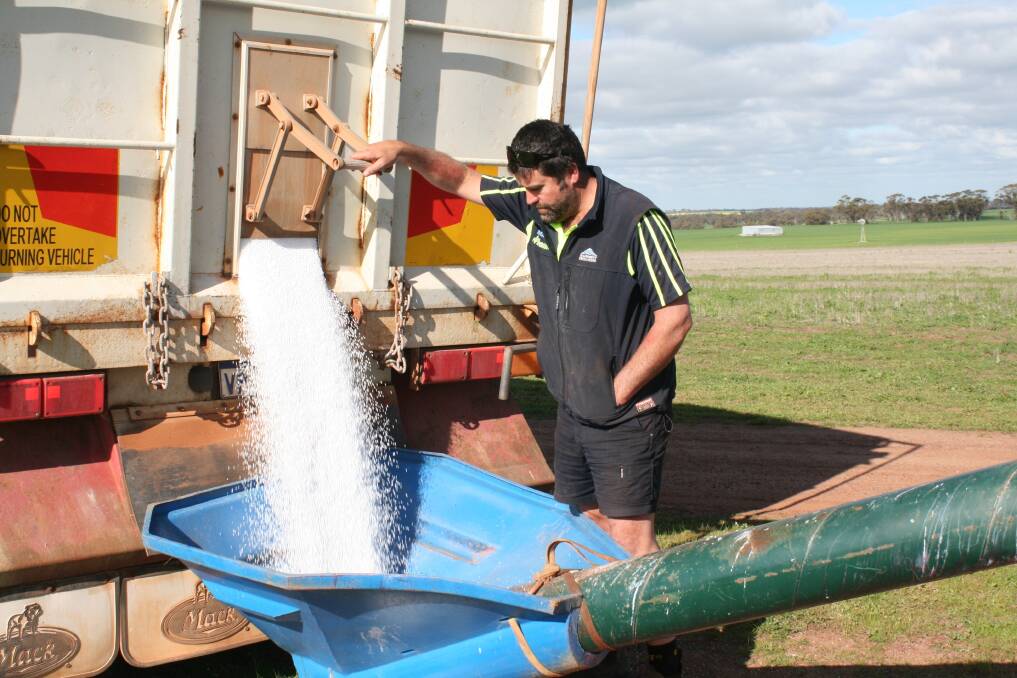 Julian McGill spent two days recently spreading extra urea by airplane to increase his yields.
