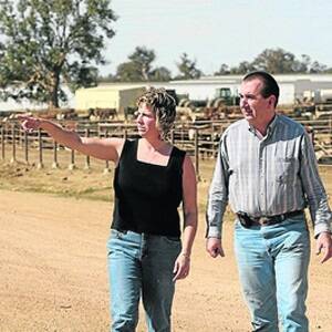 Narrogin beef producers Janet and Matt Thompson in happier times. They have been told they must be out of their house by October 15.
