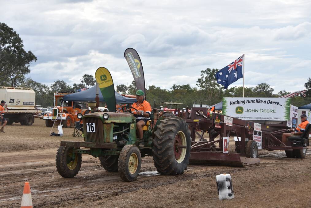 The tractor pull is always a highlight of the biennial Rotary FNQ Field Days at Mareeba.