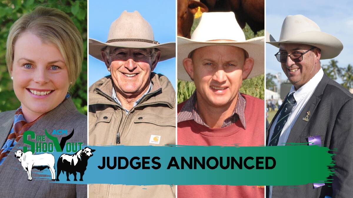 Sire Shootout judges Anne Starr, Guy Lord, David Greenup and Roger Evans.