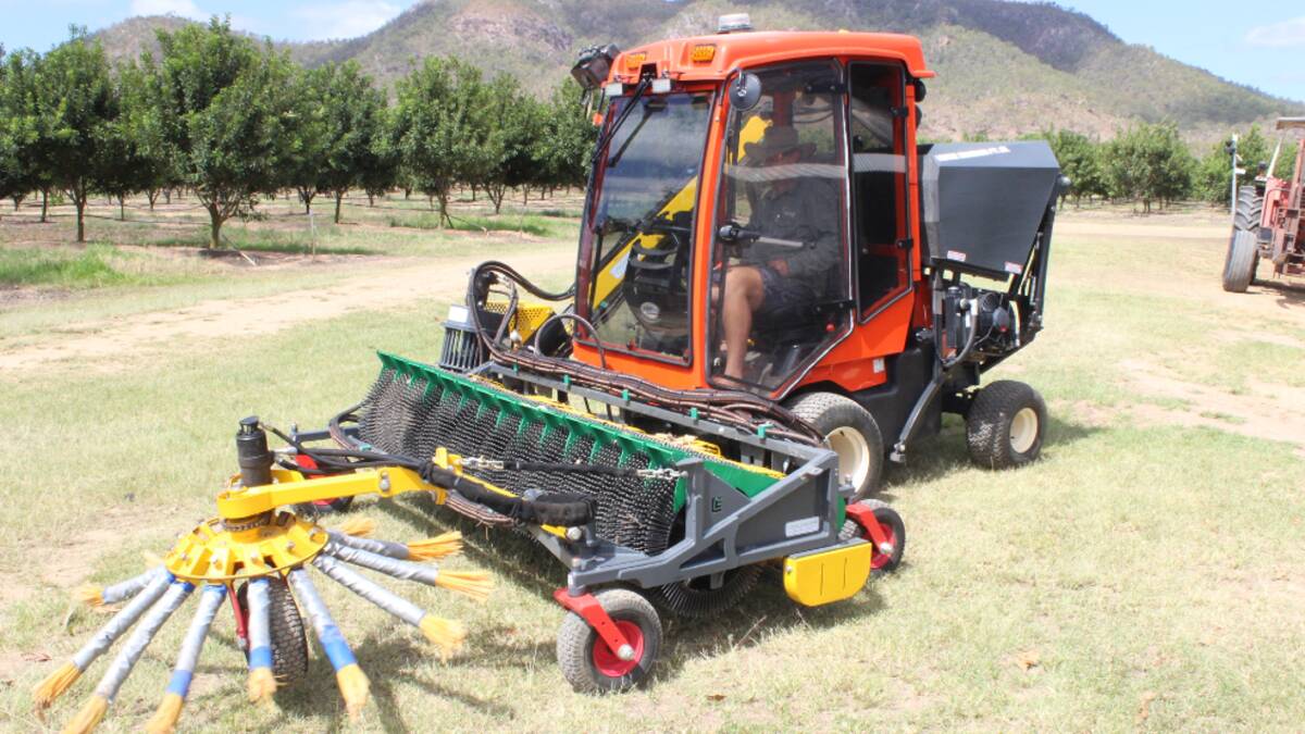 An array of modern farming equipment is also being offered with the property.