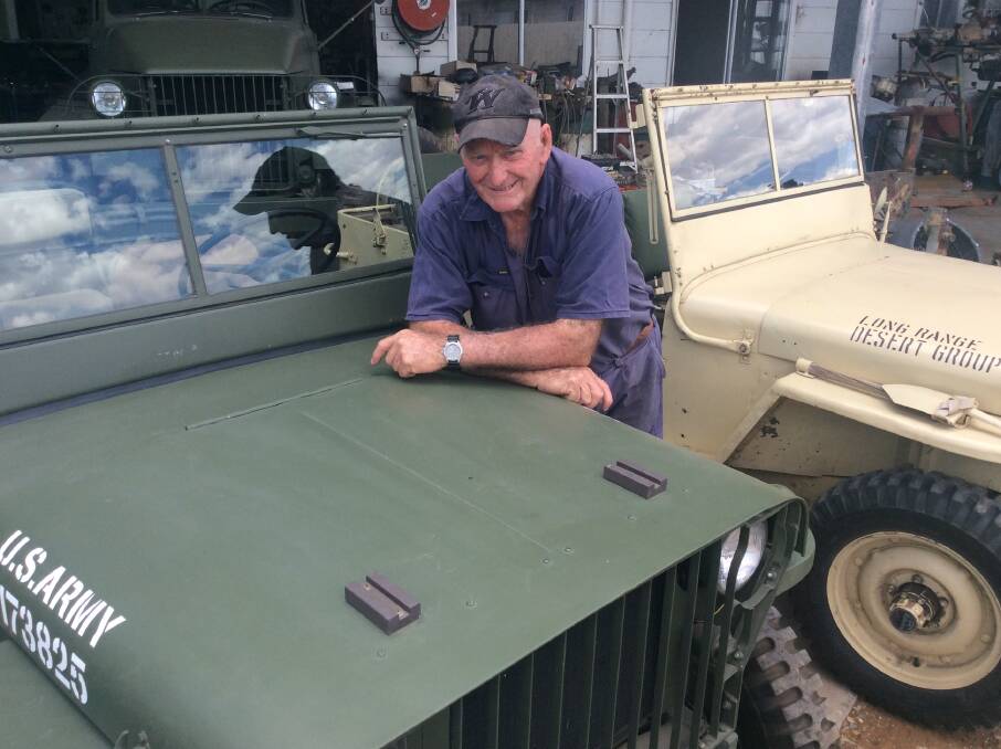 Goondiwindi's Roger North has restored 40 War World II Jeeps. "I just love them," Roger laughed. "They are just such simple and wonderful machines to work on."