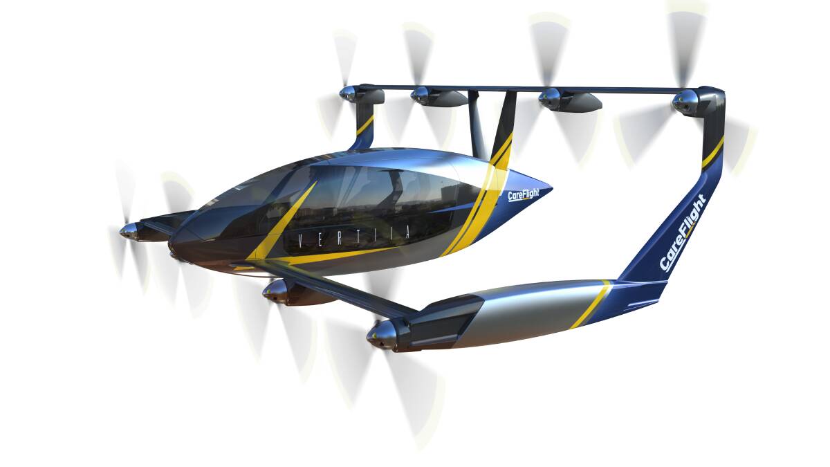 VERTIIA: Welcome to the future of air transport, an electric vertical take off and landing aircraft. 