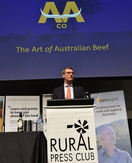 Agriculture must lead the climate debate and return it to a climate discussion says AACo chief executive officer Hugh Killen. Picture - Jessica Johnston