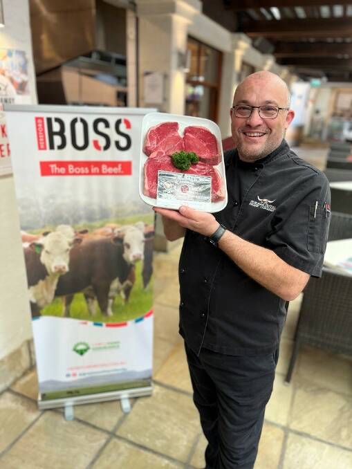Norman Hotel executive chef Frank Correnti is an award-winning chef and beef tasting judge and promotes Hereford beef is his Brisbane restaurant. Picture supplied